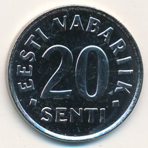 Эстония, 20 сентов (2003 г.)