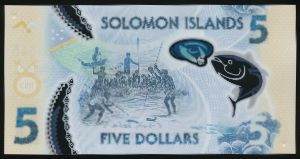 Соломоновы острова, 5 долларов (2019 г.)