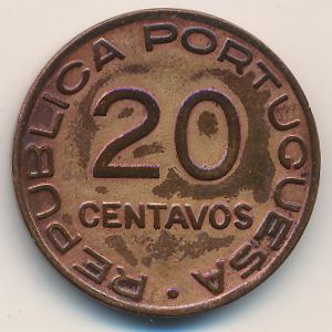 Мозамбик, 20 сентаво (1936 г.)