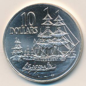 Австралия, 10 долларов (1988 г.)