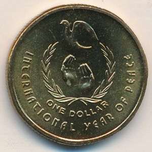 Австралия, 1 доллар (1986 г.)