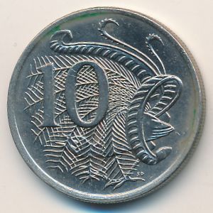 Австралия, 10 центов (1980 г.)