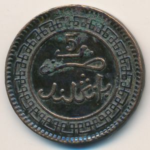 Марокко, 5 мазун (1902 г.)
