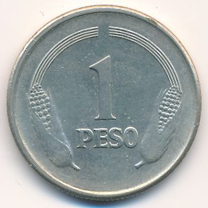 Колумбия, 1 песо (1980 г.)