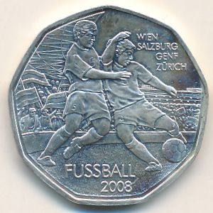 Австрия, 5 евро (2008 г.)