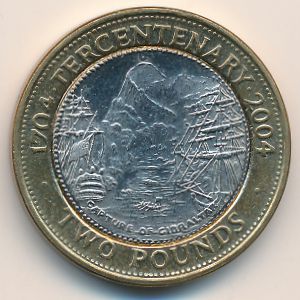 Гибралтар, 2 фунта (2004 г.)