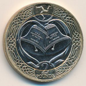 Isle of Man, 2 pounds, 2018