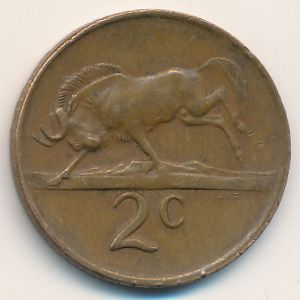 ЮАР, 2 цента (1975 г.)