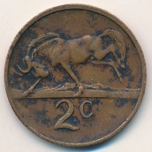 ЮАР, 2 цента (1980 г.)