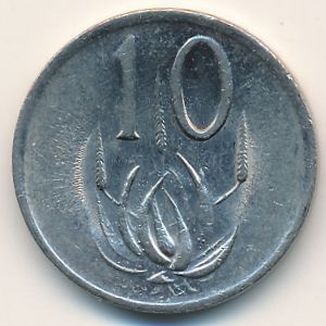 ЮАР, 10 центов (1983 г.)