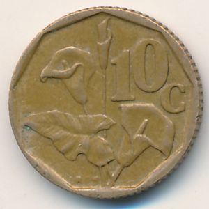 ЮАР, 10 центов (1993 г.)