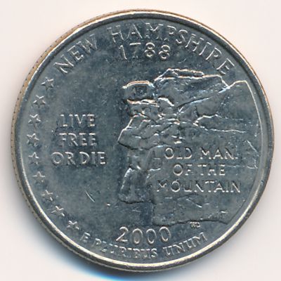 США, 1/4 доллара (2000 г.)