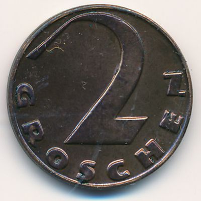 Austria, 2 groschen, 1926