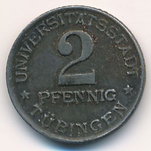 Reutlingen, 2 пфеннига, 1920