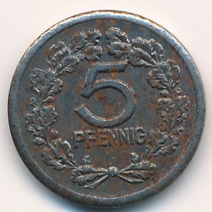 Фовинкель., 5 пфеннигов (1918 г.)