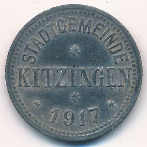 Китцинген., 10 пфеннигов (1917 г.)