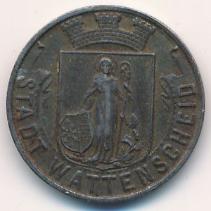 Ваттеншайд., 10 пфеннигов (1919 г.)