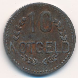 Висбаден., 10 пфеннигов