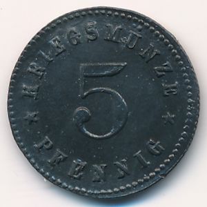 , 5 пфеннигов, 1917