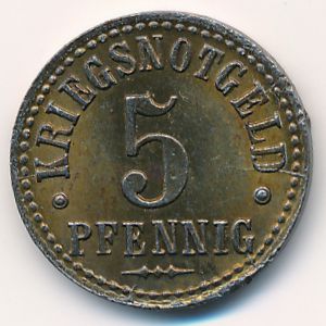 Нортхайм., 5 пфеннигов (1918 г.)