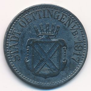 Эттинген., 10 пфеннигов (1917 г.)