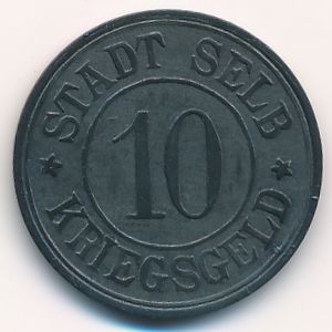 Зельб., 10 пфеннигов (1918 г.)