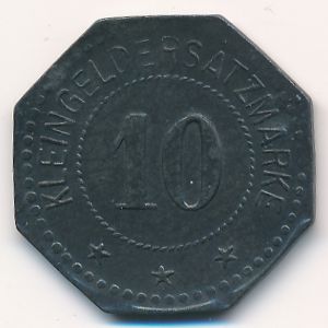 Зост., 10 пфеннигов (1917 г.)