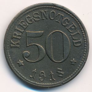 Рот., 50 пфеннигов (1918 г.)