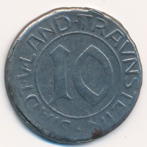 Траунштайн., 10 пфеннигов (1918 г.)