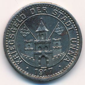 Унна., 10 пфеннигов (1917 г.)