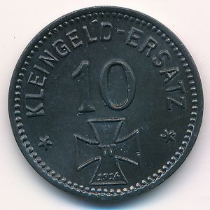 Вальдзее., 10 пфеннигов (1918 г.)