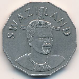 Свазиленд, 50 центов (1998 г.)