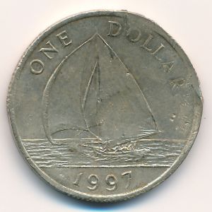 Бермудские острова, 1 доллар (1997 г.)