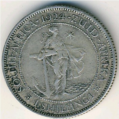 ЮАР, 1 шиллинг (1923–1924 г.)