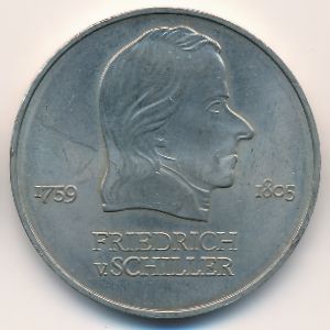 German Democratic Republic, 20 mark, 1972