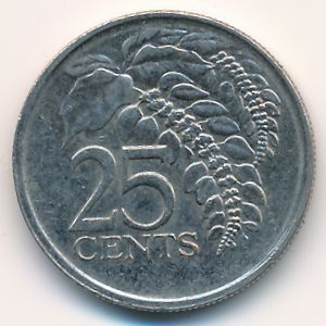 Тринидад и Тобаго, 25 центов (1999 г.)
