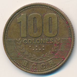 Коста-Рика, 100 колон (2006 г.)