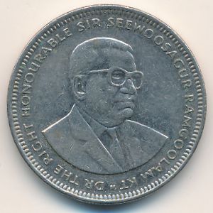 Mauritius, 1 rupee, 2004
