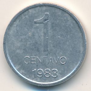 Argentina, 1 centavo, 1983