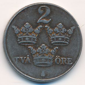 Швеция, 2 эре (1943 г.)