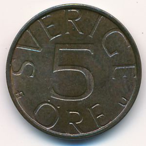Швеция, 5 эре (1980 г.)