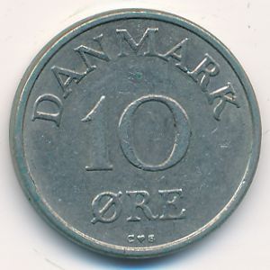 Дания, 10 эре (1958 г.)