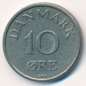 Дания, 10 эре (1958 г.)