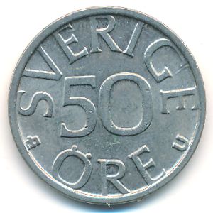 Швеция, 50 эре (1978 г.)