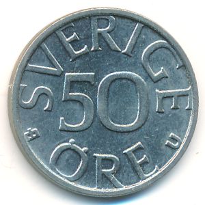 Швеция, 50 эре (1980 г.)