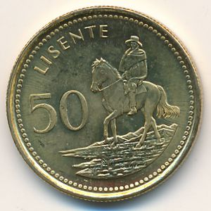 Lesotho, 50 lisente, 1998