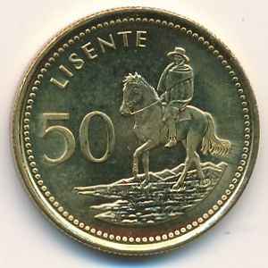 Lesotho, 50 lisente, 1998