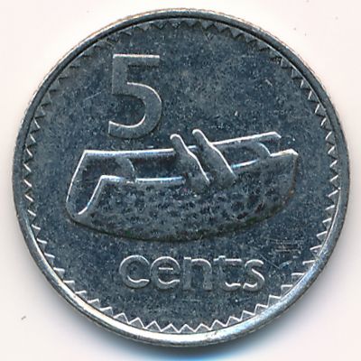 Фиджи, 5 центов (1992 г.)