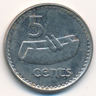 Фиджи, 5 центов (1997 г.)