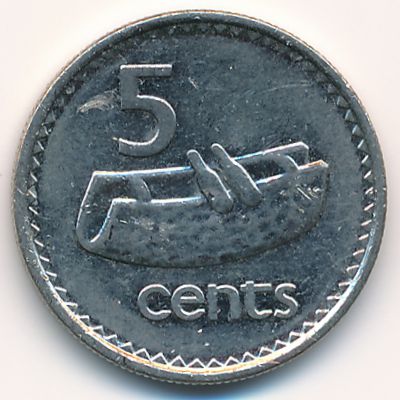 Фиджи, 5 центов (1997 г.)